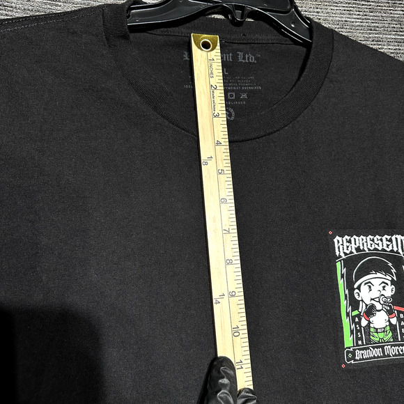 Brandon Moreno T Shirt Men's 3XL Limited Edition Black Short Sleeve - Picture 6 of 12